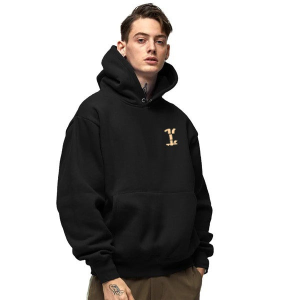 Mens Hoodie High Quality Imported Casual Pull Over Hoodie French Fleece Fabric Smart Look Premium Quality Ready To Wear - Grey, L