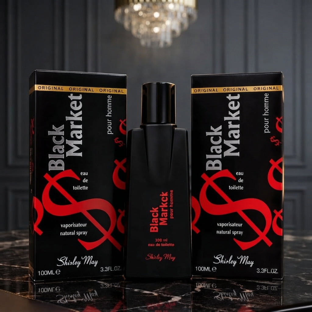 Shirley May Black Market Pour Homme Perfume - Fragrance Accessory Designed For Scent Application