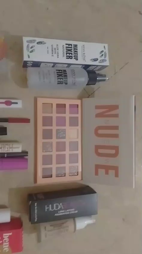13 In 1 Complete Makeup Set - Beauty Accessory Designed For Makeup Application And Daily Cosmetic Routine