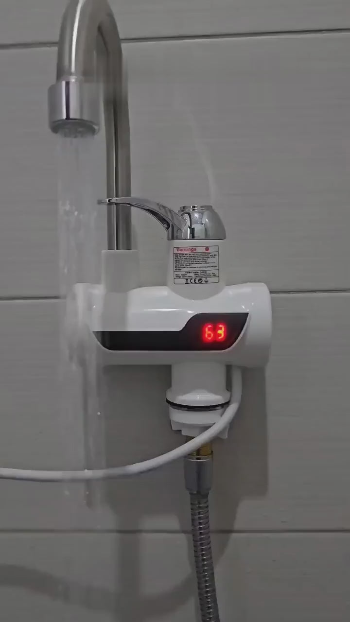 Electric Kitchen Instant Water Heater Tap – Instant Hot Water Faucet | Fast Heating Tankless Faucet